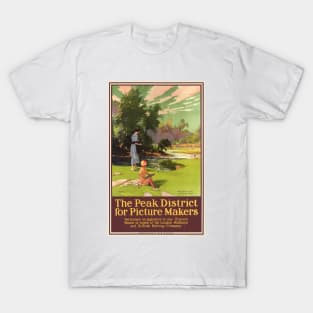 The peak district for picture makers Vintage Poster 1920s T-Shirt